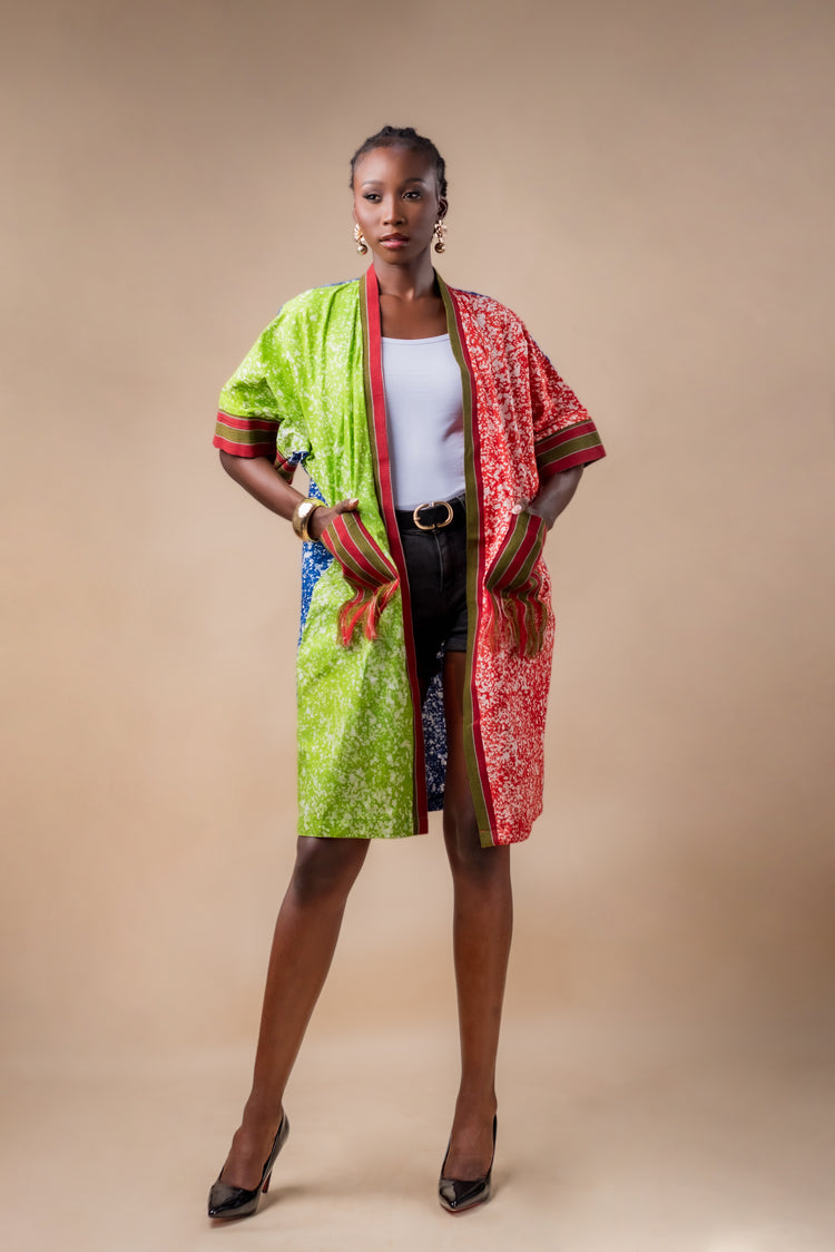 Amara Colourblock Duster